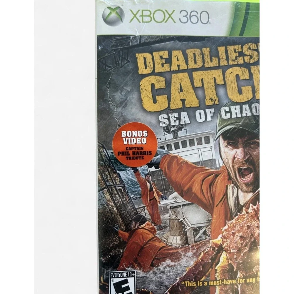 Deadliest Catch: Sea of Chaos (Microsoft Xbox 360, 2010) Complete CIB